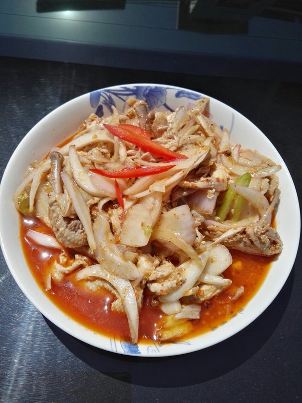 为有暗香来-做的正宗新疆椒麻鸡
