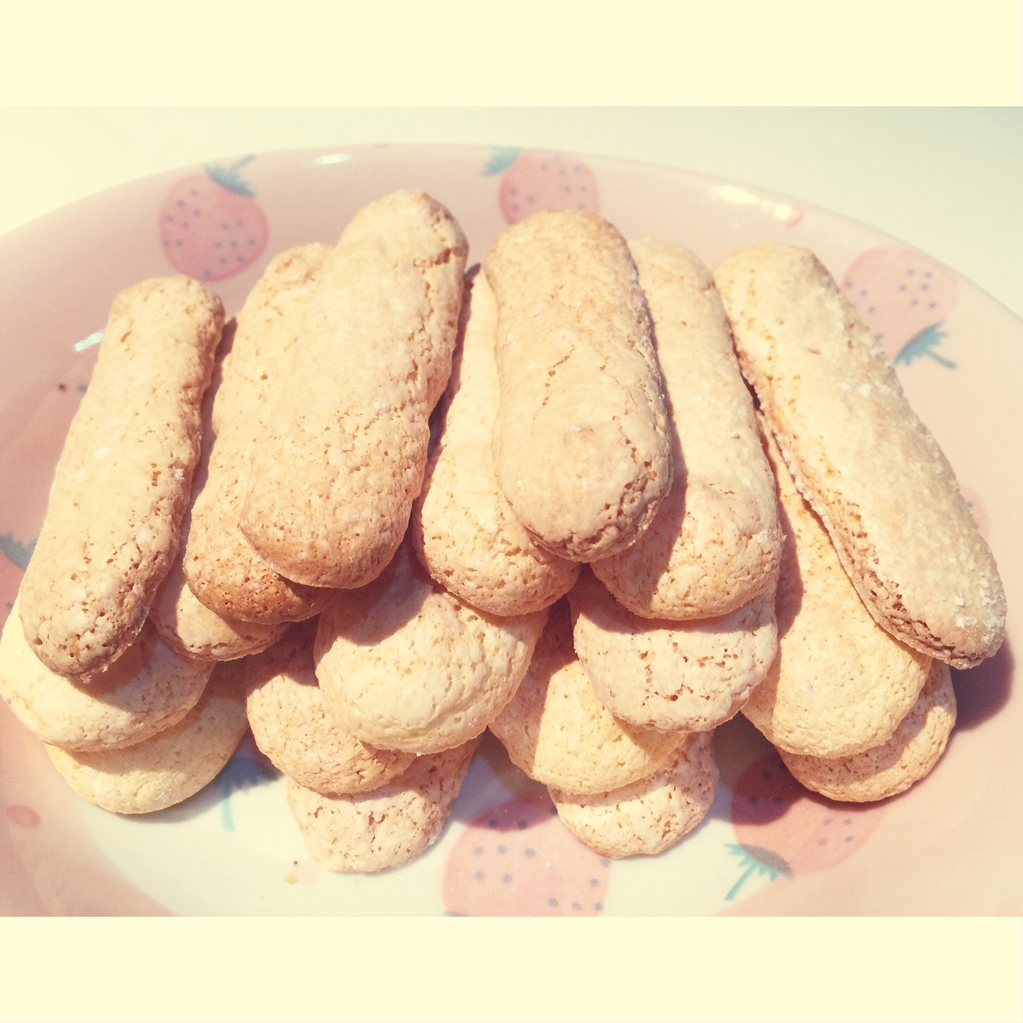 魔女小小做的ladyfinger手指饼干