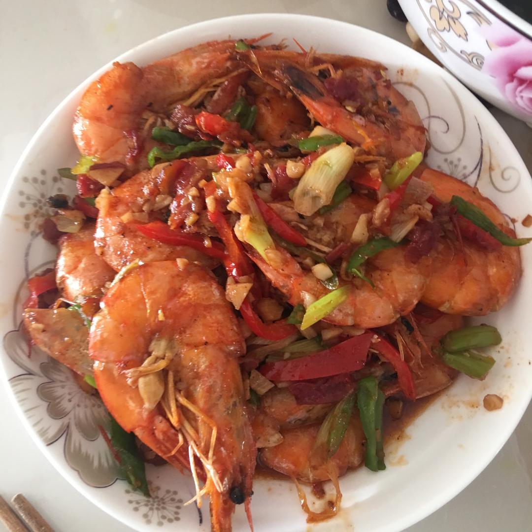 家常菜 油焖大虾 手机用户3444_tks6做的油焖大虾