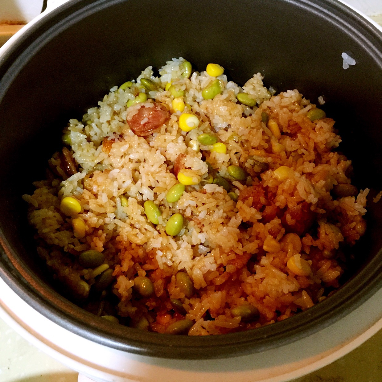 依然_kelan做的电饭锅煲仔饭