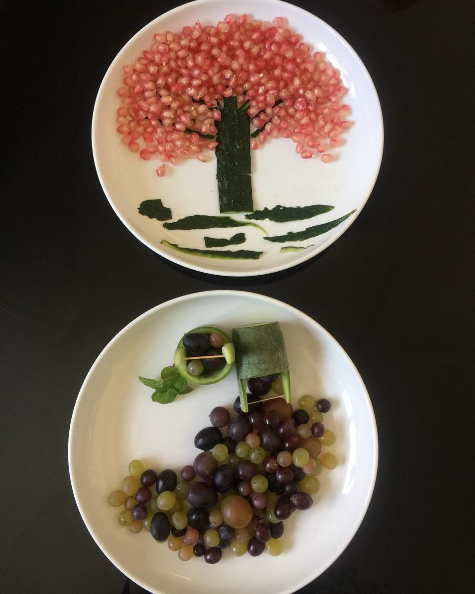 lixiuge做的财源滚滚(葡萄摆盘)