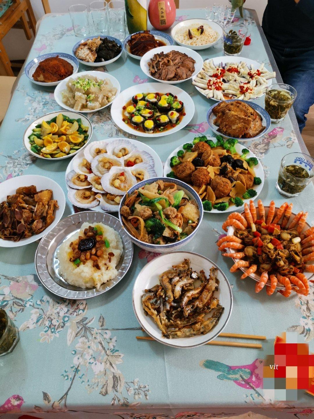 braden麻麻做的年夜饭