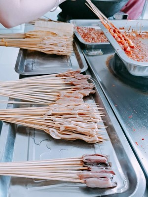 徐水孙大妈小吃培训 夺命小串的做法 步骤1