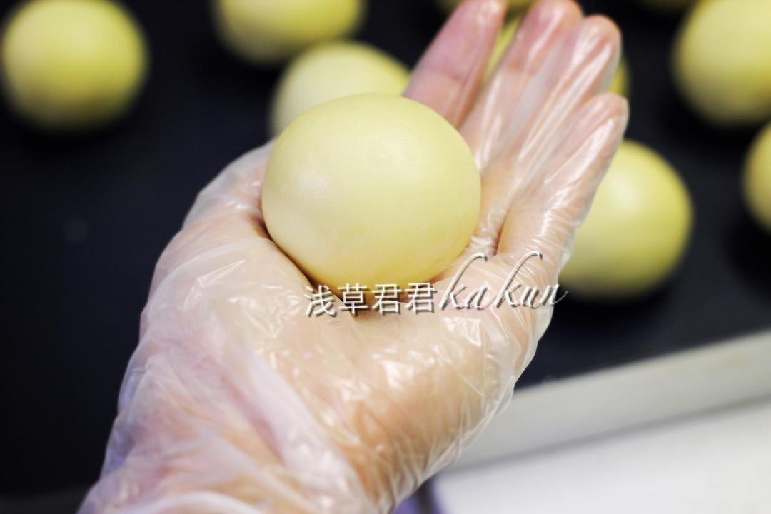 【蛋黄酥（黄油版）的做法步骤图，怎么做好吃】浅草君君kakun-制作