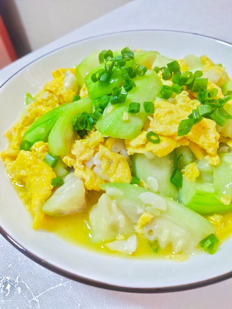 丝瓜炒鸡蛋