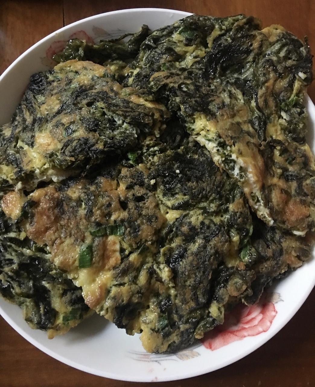裕利(碧)做的紫菜煎蛋