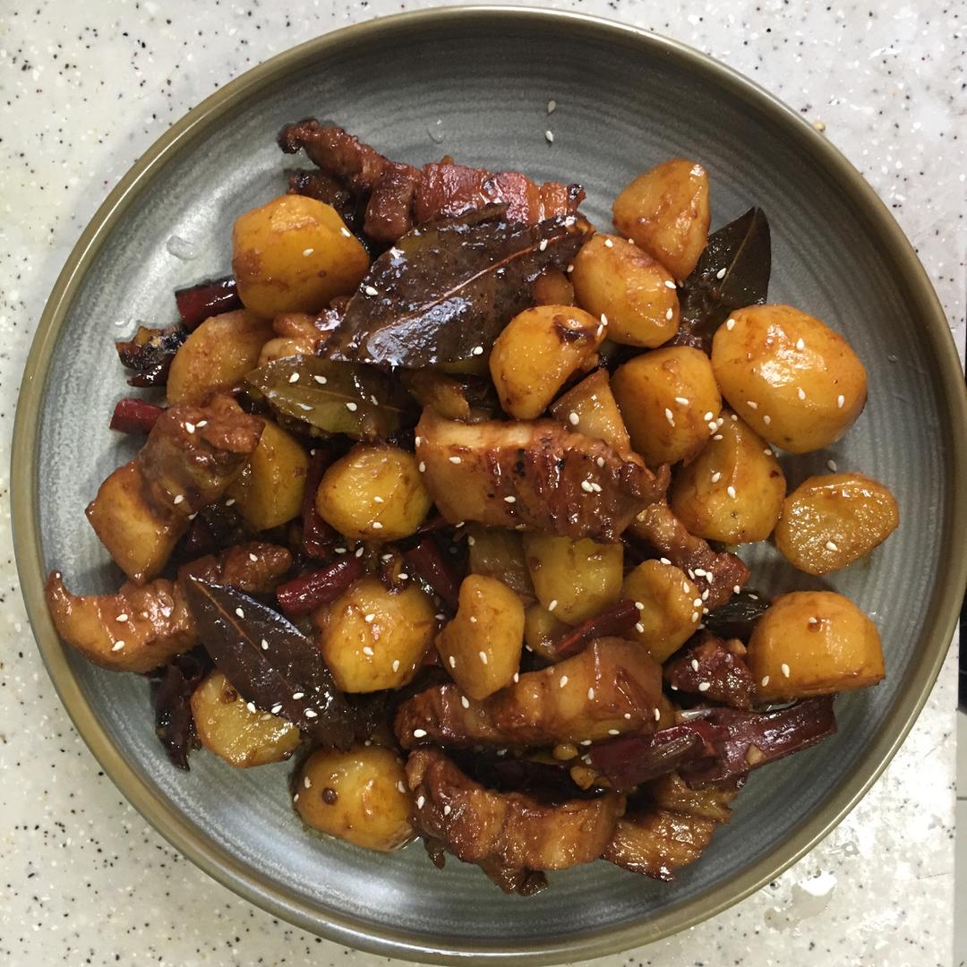 家庭版土豆红烧肉的做法 步骤8