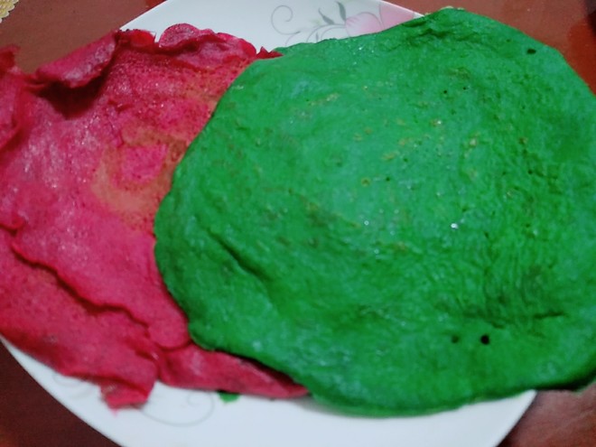彩色煎饼的做法