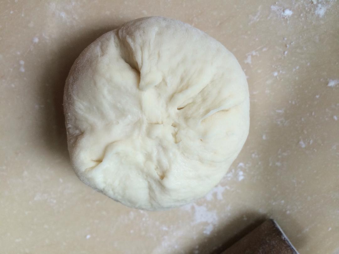 【核桃奶酪餐包（手揉版）的做法步骤图】蔡菜籽CL-制作