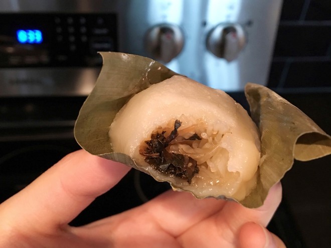 烤箱素叶儿粑粑图片