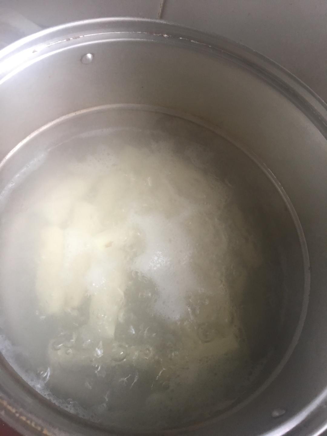 高烧麻山药的做法