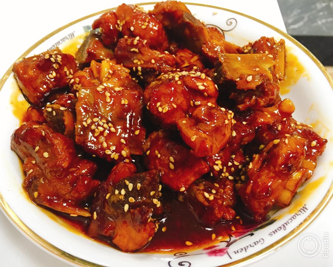 e哇做的糖醋小排