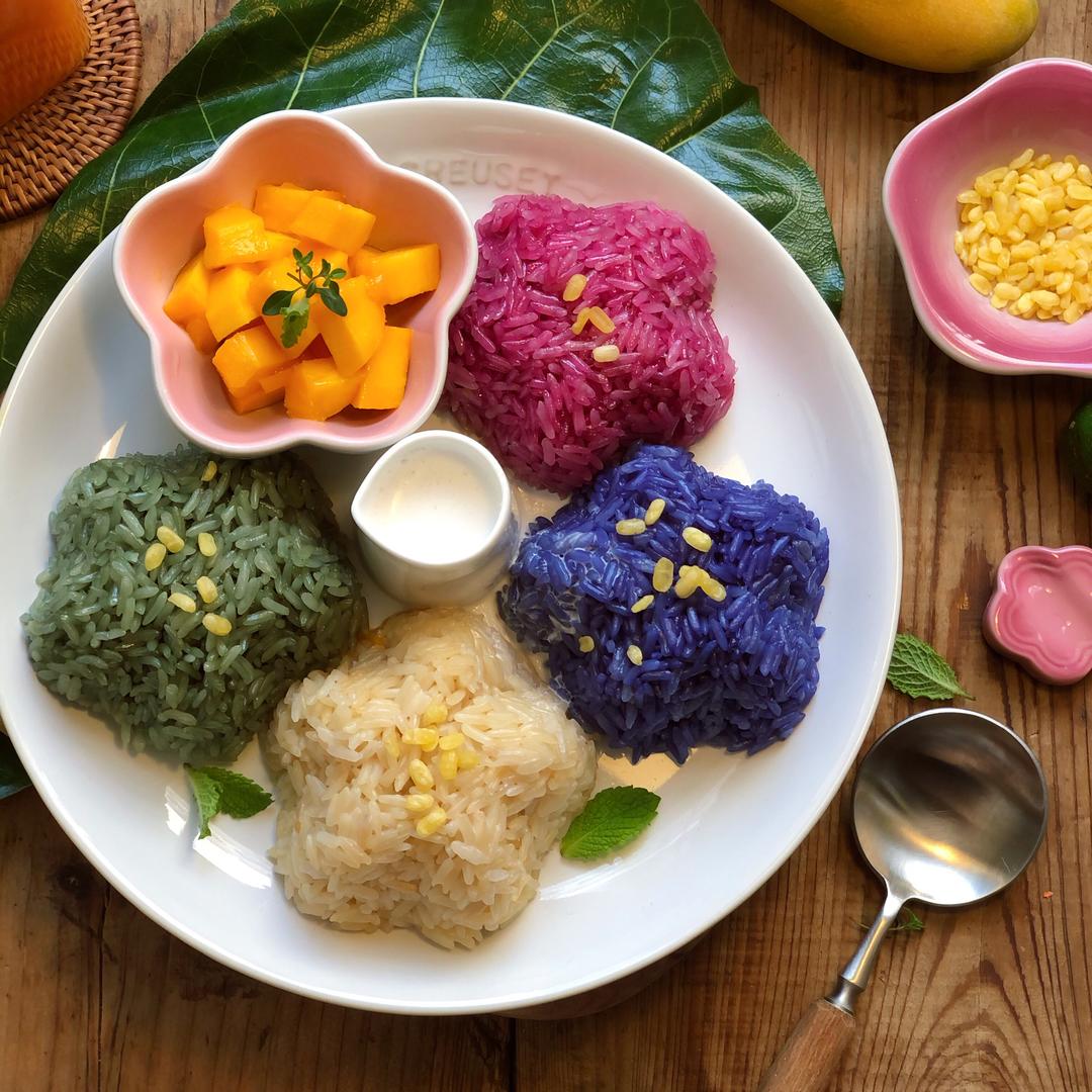 芒果彩色糯米饭