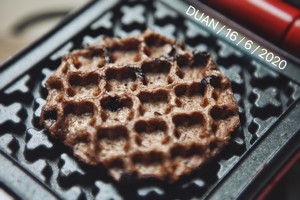 ㊙️黑麦燕麦可可华夫饼的做法 步骤7