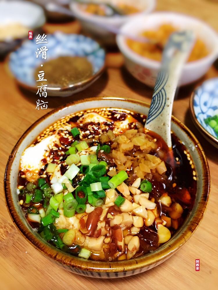 川渝小吃【豆腐脑儿】私房做法·麻辣嫩滑·零失败