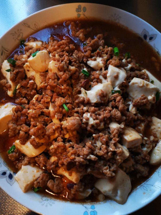 枫晓晓631g做的绝对下饭之肉糜豆腐