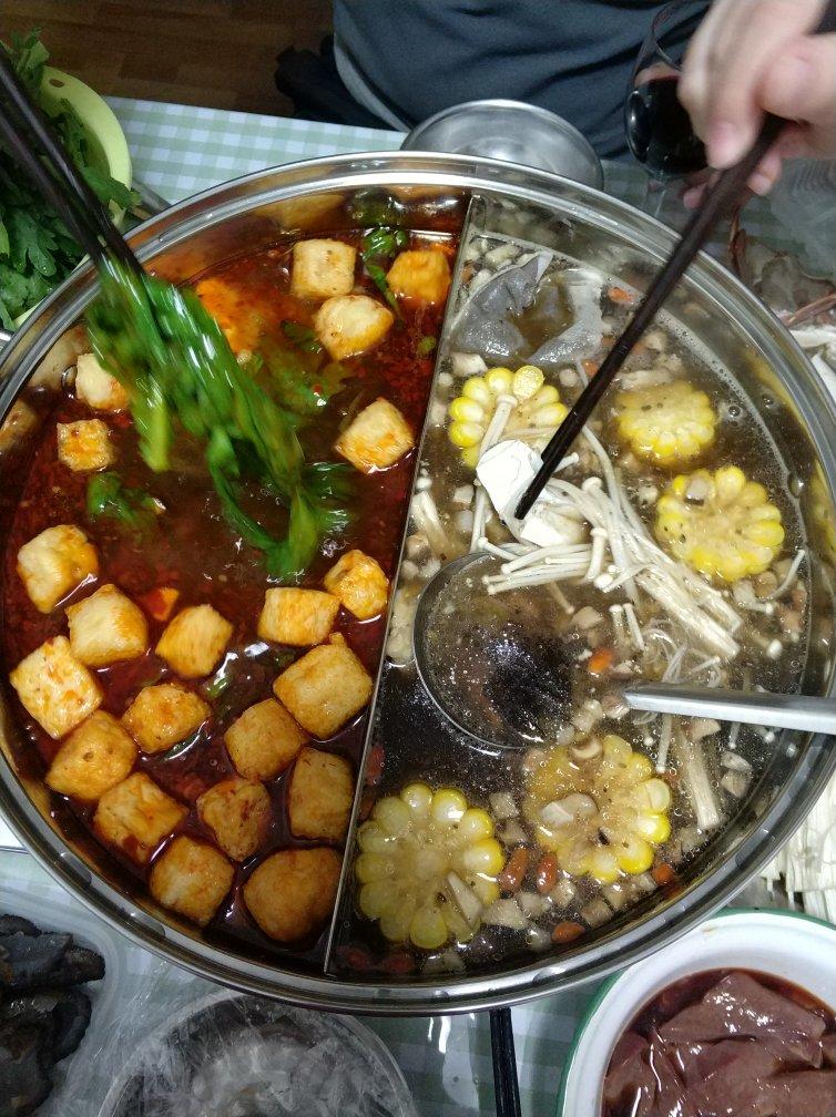 冬日暖阳_785o做的家庭火锅