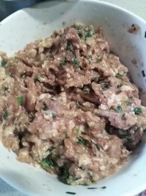 香菇白菜肉馅包子的做法 步骤2