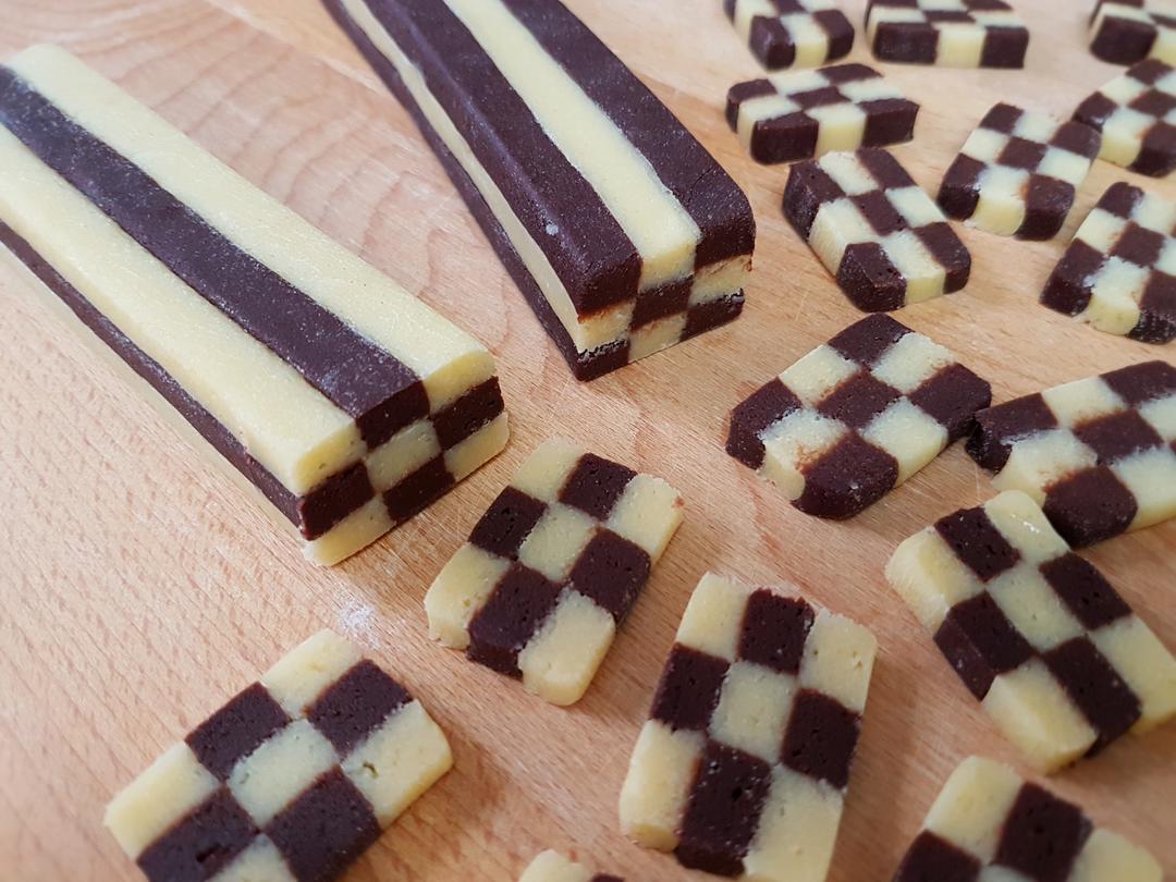 【黑白饼干 Schwarz-Weiß-Gebäck的做法步骤图】QY_德国烘焙-制作