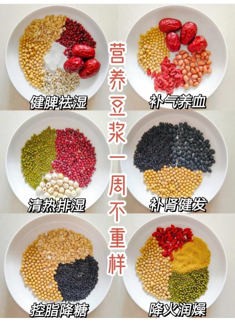营养豆浆一周不重样|破壁机豆浆食谱
