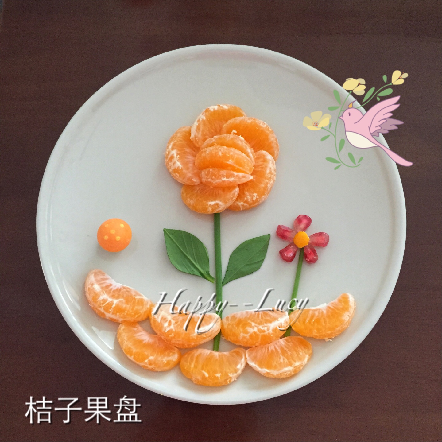 happy__lucy做的桔子拼盘