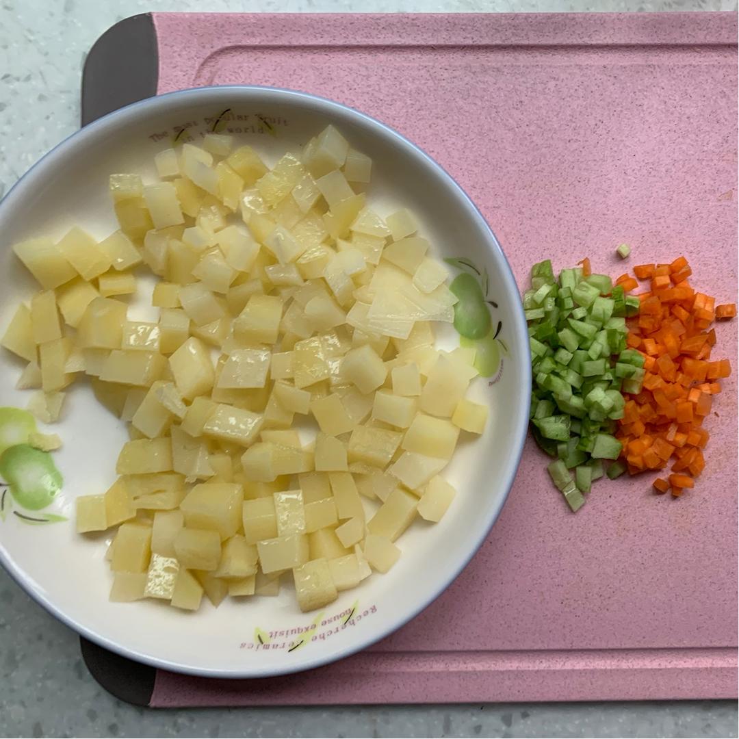 宝宝辅食之土豆蛋肠