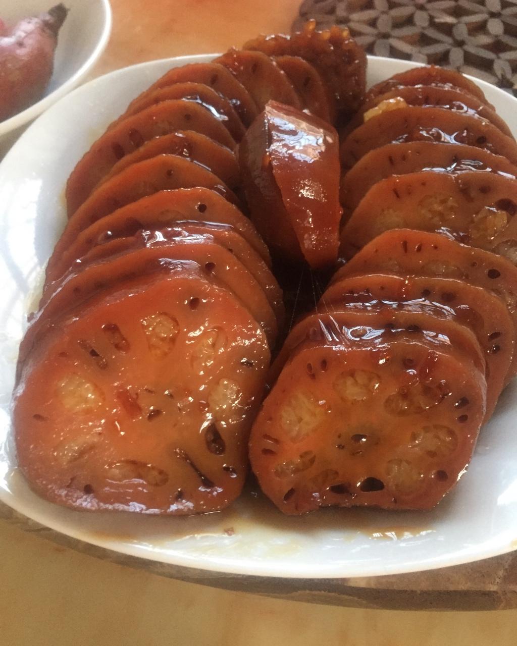 蛮晴做的冰糖糯米藕