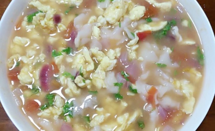 小虾宝宝开胃面片汤