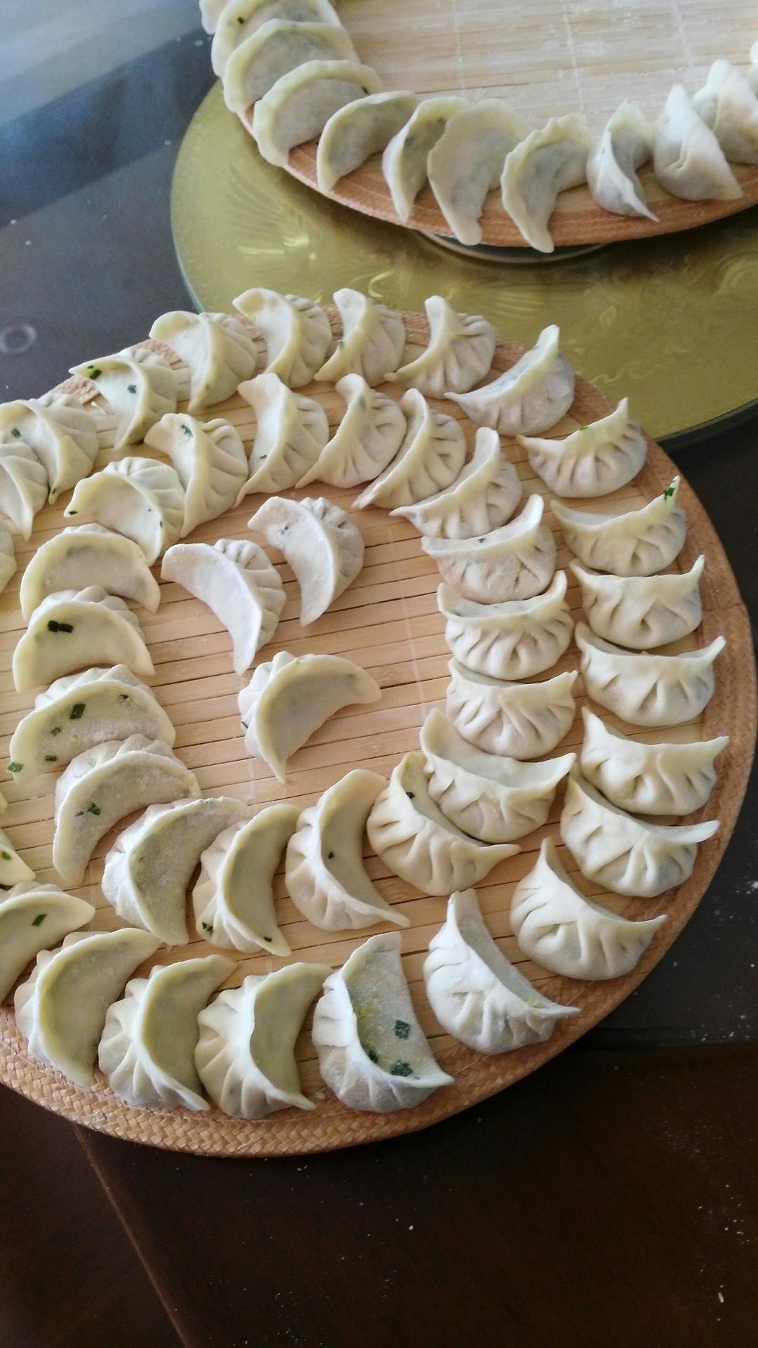 韭菜肉馅饺子