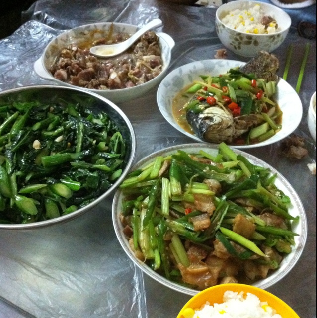 sseunice做的偶尔一桌菜
