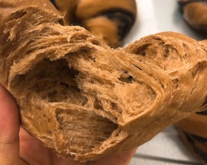 健康美味?一次发酵可可黑芝麻包的做法 步骤12