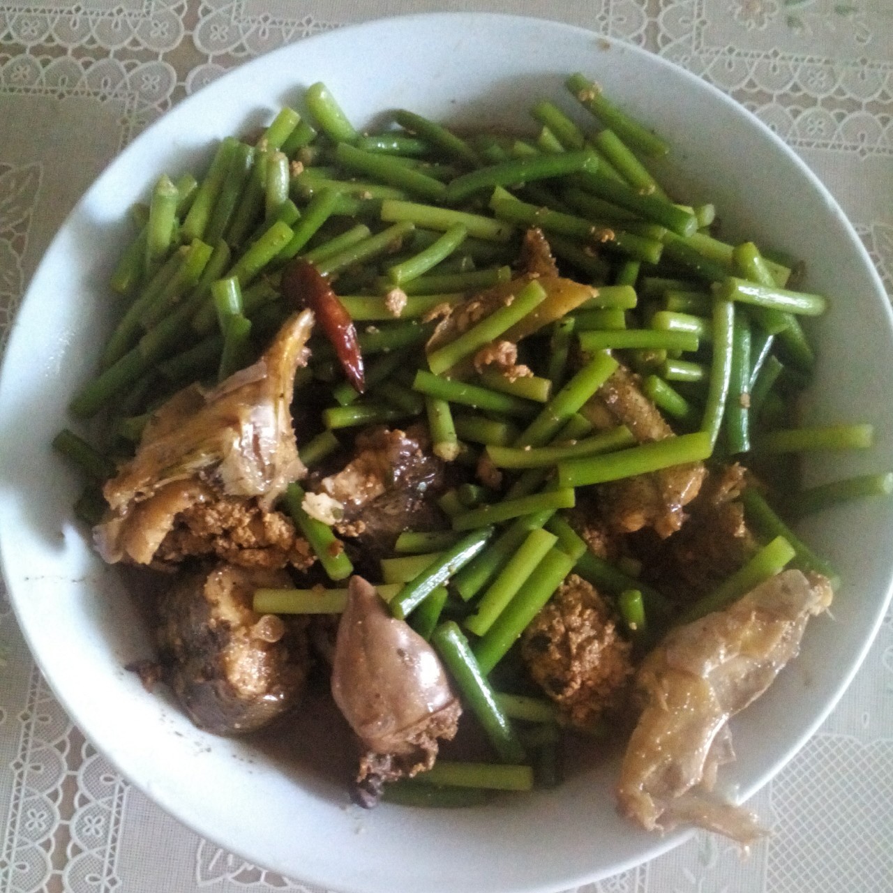 蒜苔焖狗腿鱼的全部作品