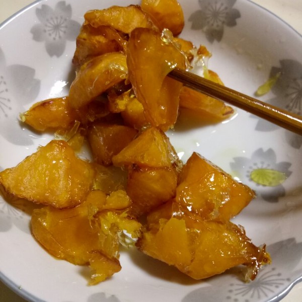 做过 拔丝地瓜 没有按照配方做,自己随便做
