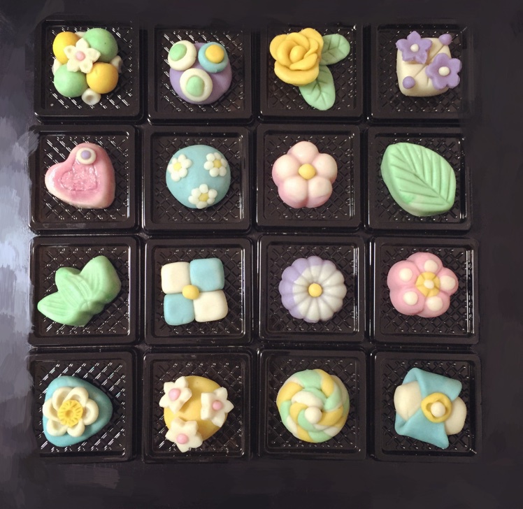 小鱿鱼田野做的日式和果子月饼