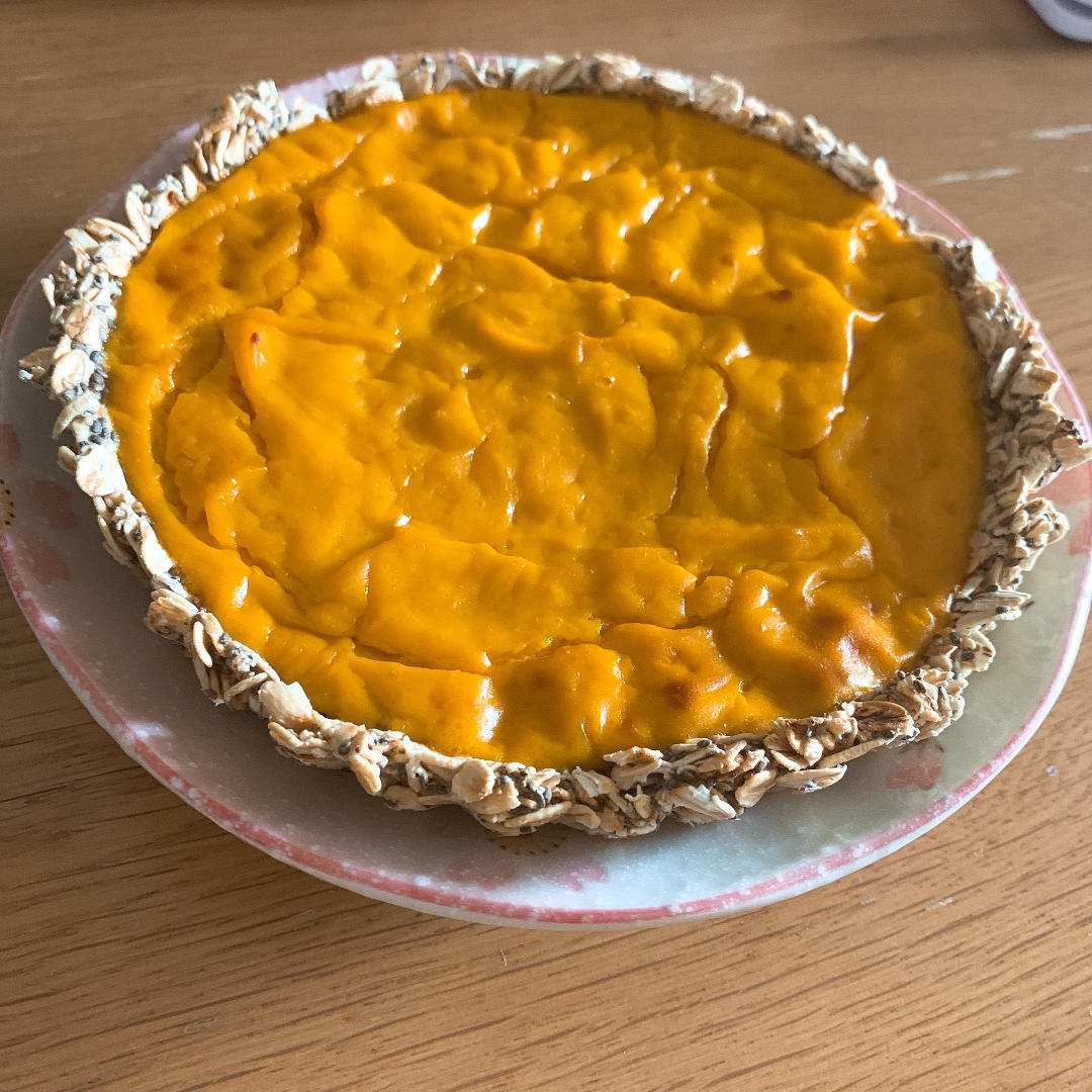 低脂低卡燕麦南瓜派