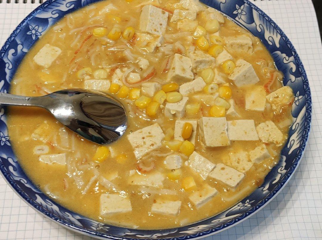 蟹黄豆腐（咸蛋黄版）