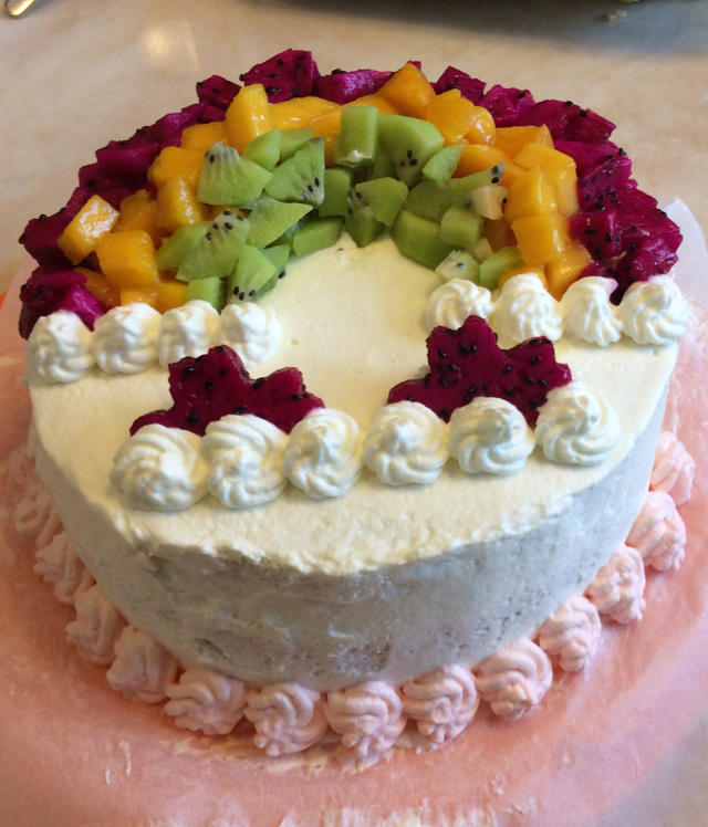 水果彩虹蛋糕