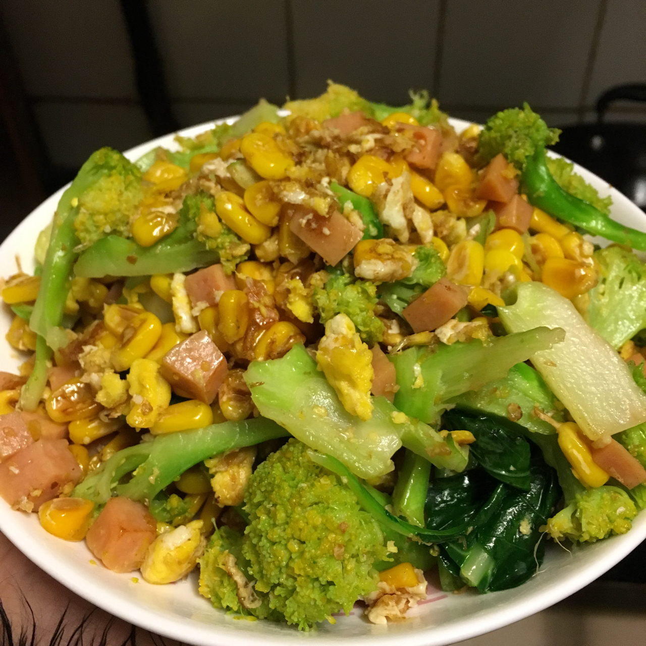 西兰花甜玉米