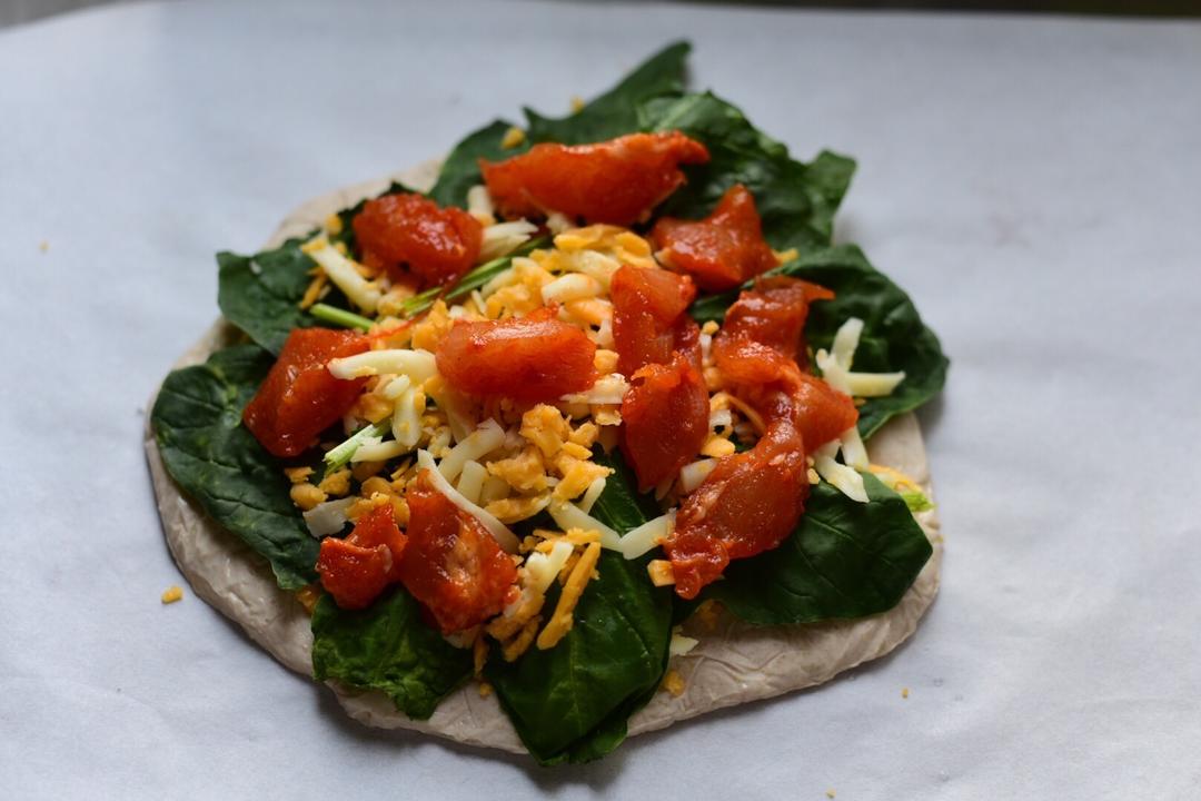 快手美味还能消耗鲁邦种的全麦披萨