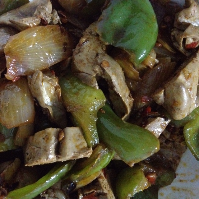 yyr832做的爆炒鸭肝