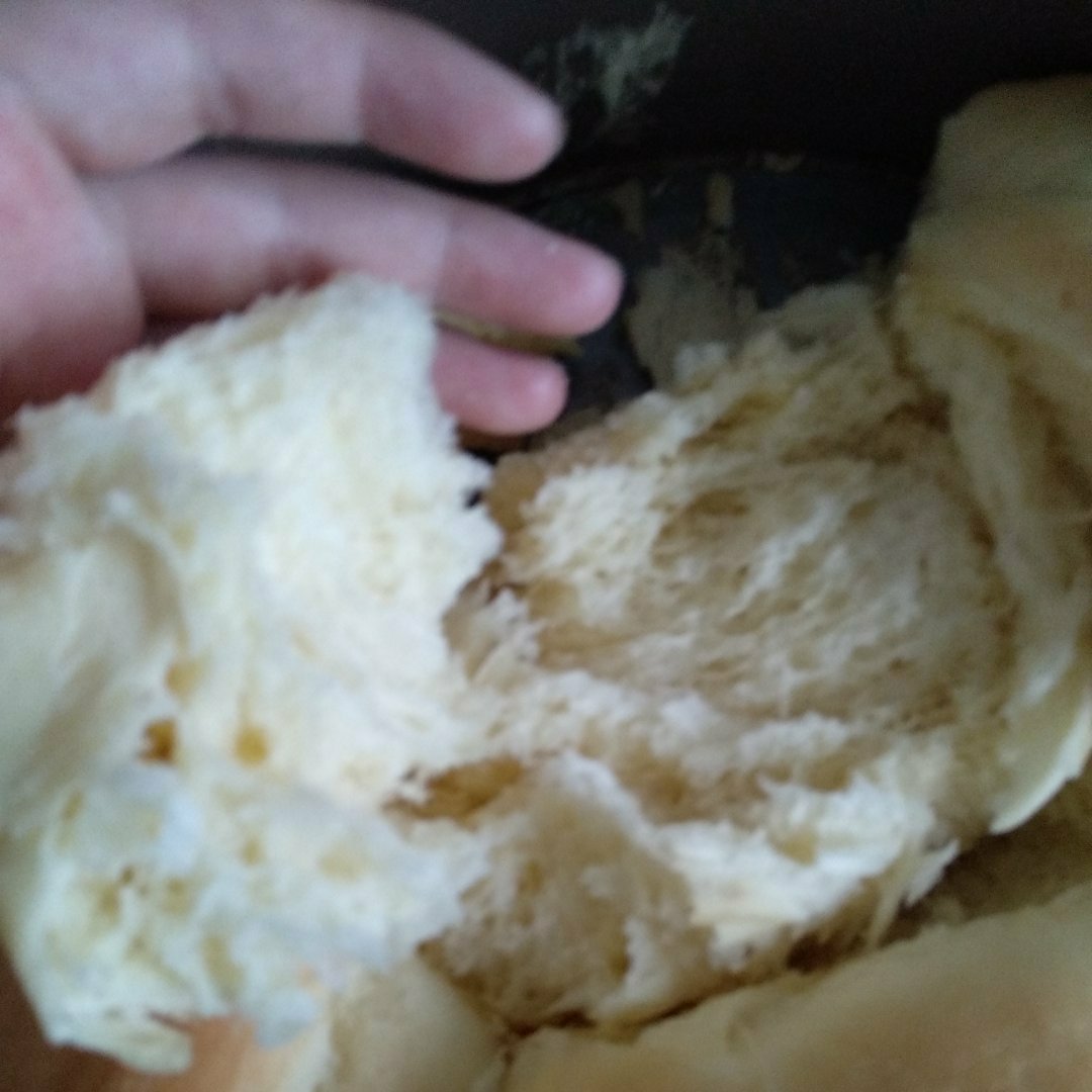 奶香手撕面包吐司，超简单！面包机+松下蒸烤箱