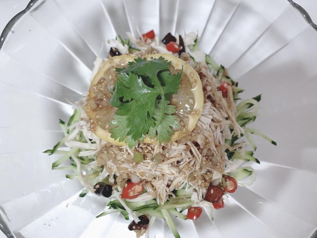 ✅ 第6道快手低脂菜✨清爽美味的柠檬鸡丝🍋鸡胸肉满分吃法💯