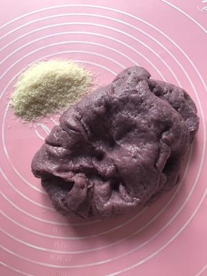 紫薯椰丝麻薯包的做法 步骤7