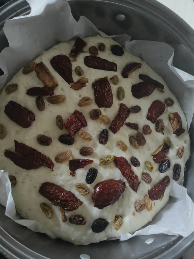 红枣糯米面发糕