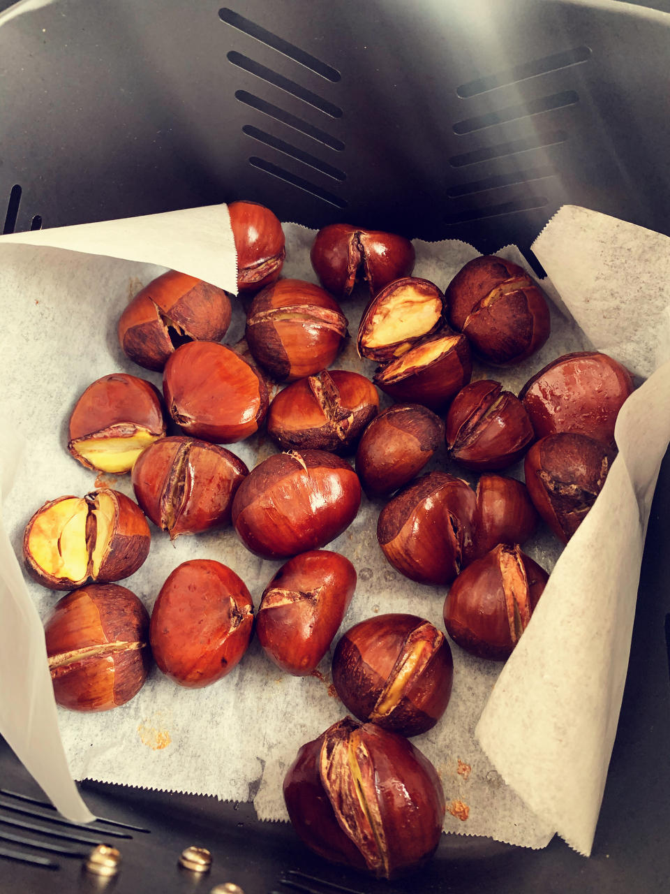 空气炸锅烤栗子