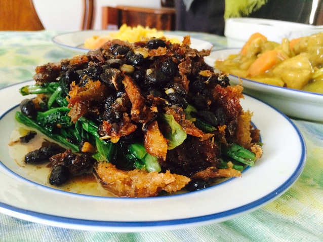 豆豉鲮鱼油麦菜