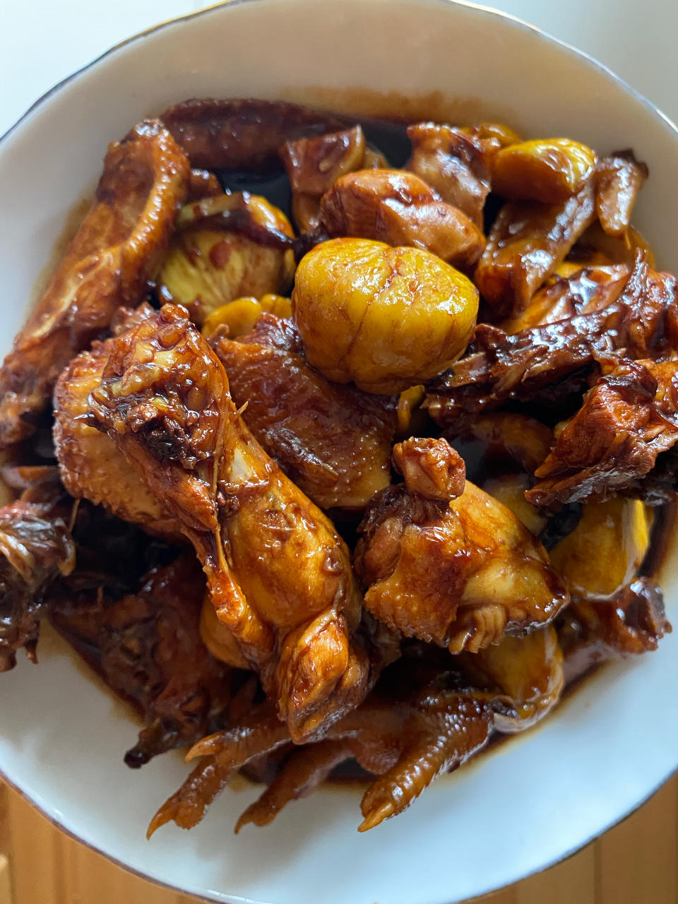 【栗子烧鸡】鸡肉都给你吃，栗子归我~