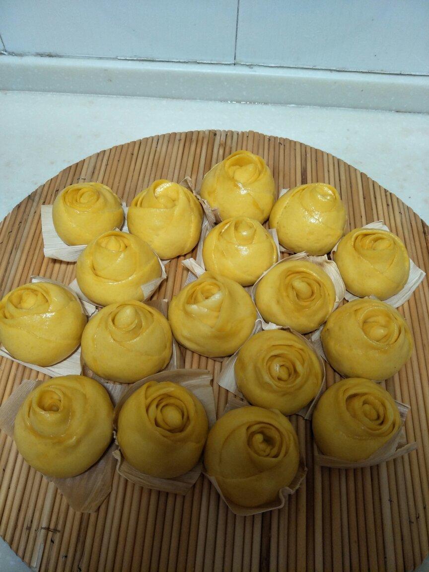 玫瑰花馒头