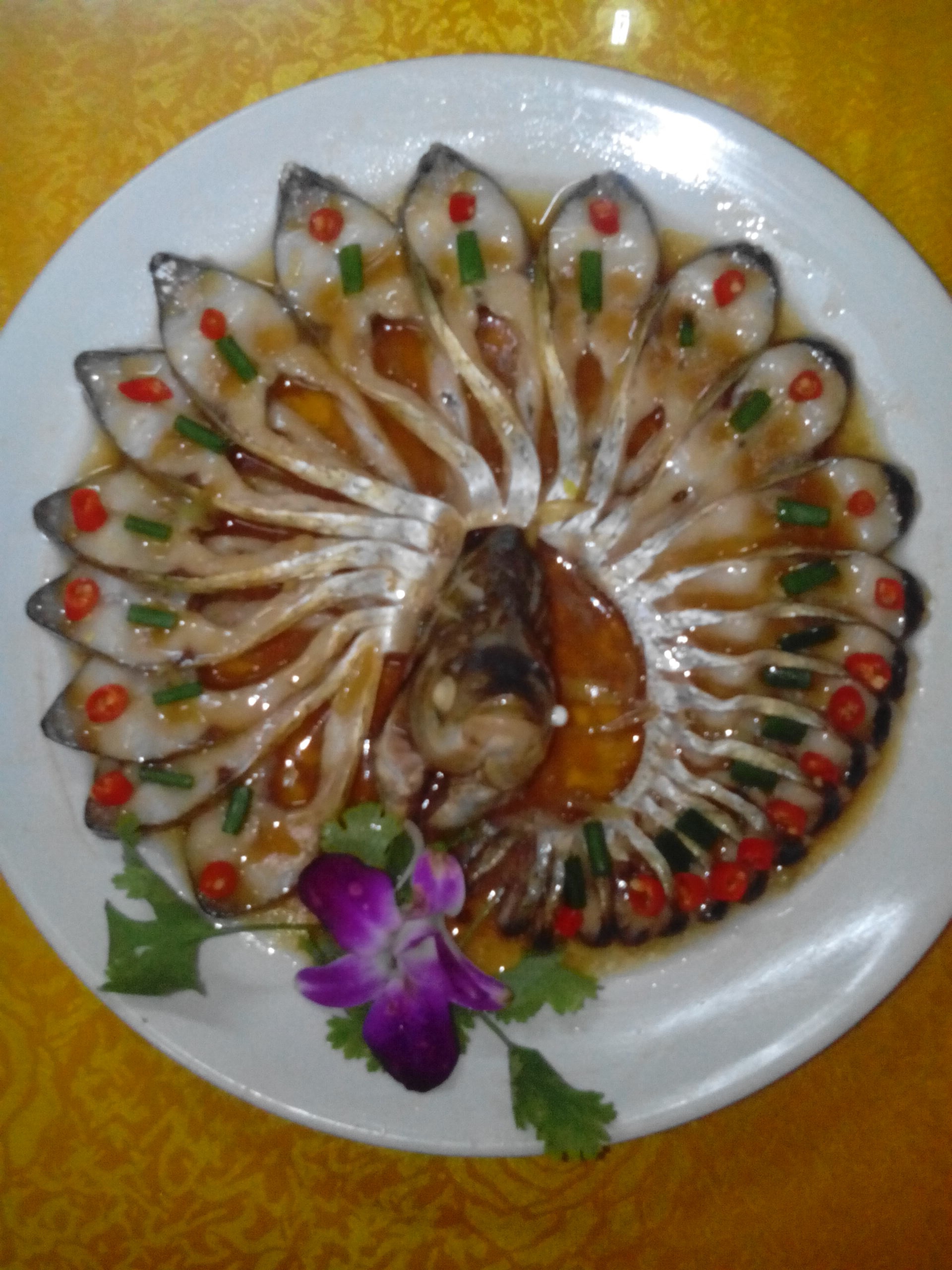 指尖余温╮做的孔雀开屏鱼