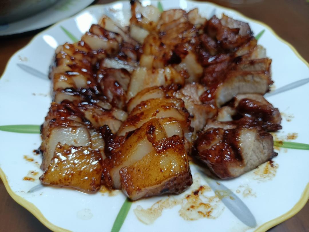 【女儿连干两碗饭】超级简单的家庭版不用烤箱的叉烧也可以用电饭煲零难度下饭神器